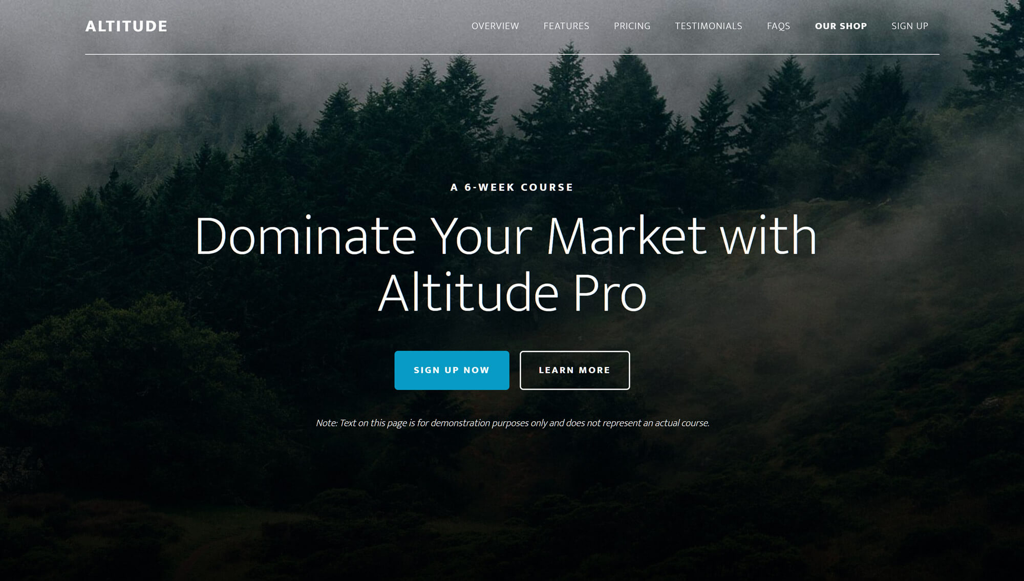 Tema ng Altitude Pro WordPress